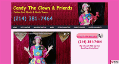 Desktop Screenshot of candytheclown.com